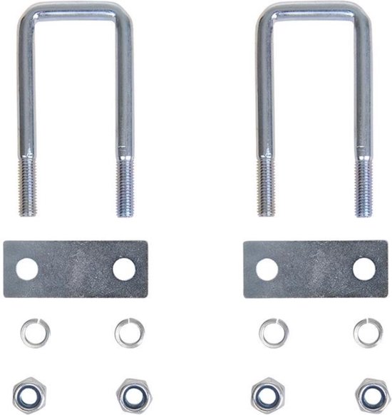 ProPlus Rechthoekige U-beugel - thermisch verzinkt - 40 x 110 mm - set van 2 van ProPlus — afbeelding 2