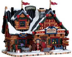Lemax - Apres-ski Lodge -  B/o Led - Kersthuisjes & Kerstdorpen