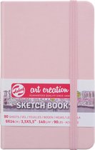 Schetsboek talens art creation 9x14 140g roze | Krimp a 1 stuk | 5 stuks