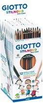 Giotto Stilnovo Skin Tones crayons de couleur, étui en carton à suspendre avec 12 crayons 10 pièces