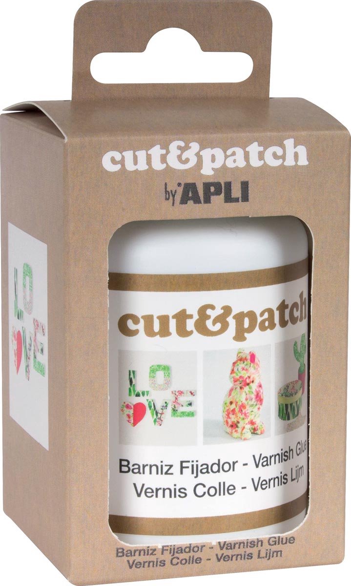 Apli vernislijm Cut & Patch, flacon van 100 ml