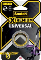 Scotch ducttape Extremium Universal, ft 19 mm x 3 m, zwart