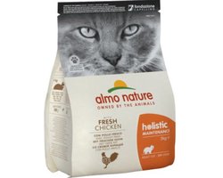 Almo Nature Holistic - Katten Droogvoer - Kip & Rijst - 12kg