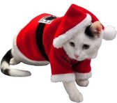 Kerstkleding Voor Hond of Kat - Dierenkleding - Rood