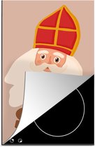 Inductie beschermer - Inductie Mat - Kookplaat beschermer - Sinterklaas - Sint - Chocolade - Kinderen - Jongens - Meisjes - Kind - 30x52 cm - Afdekplaat inductie - Inductiebeschermer