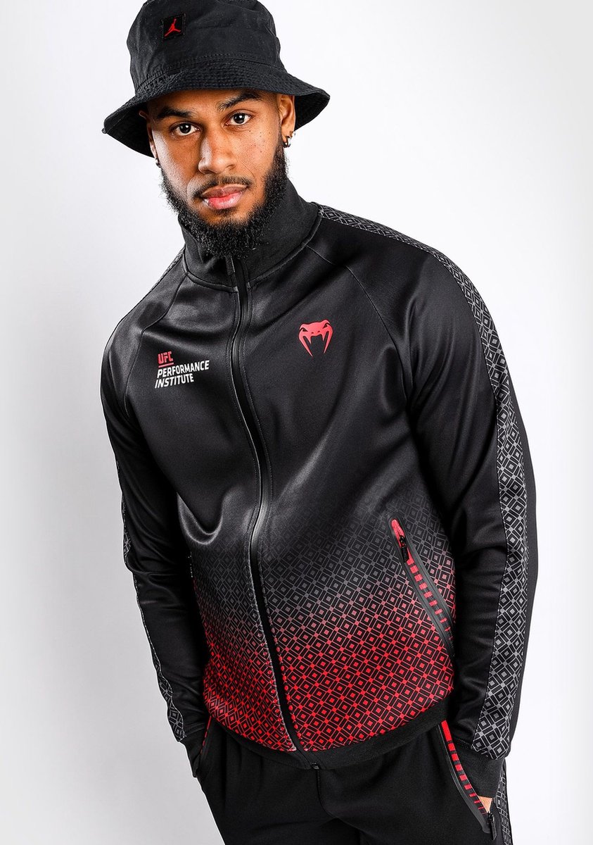 UFC x VENUM Performance Institute Trainingsjack Zwart Rood - XXL