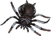 Halloween - Horror nep decoratie spin Sebastiaan 13 cm - Halloween spinnen versiering - Elastische spin met lange poten