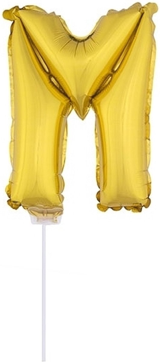 Gouden opblaas ballon M 41 cm | bol.com