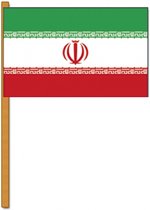 Agitant le drapeau de luxe Iran