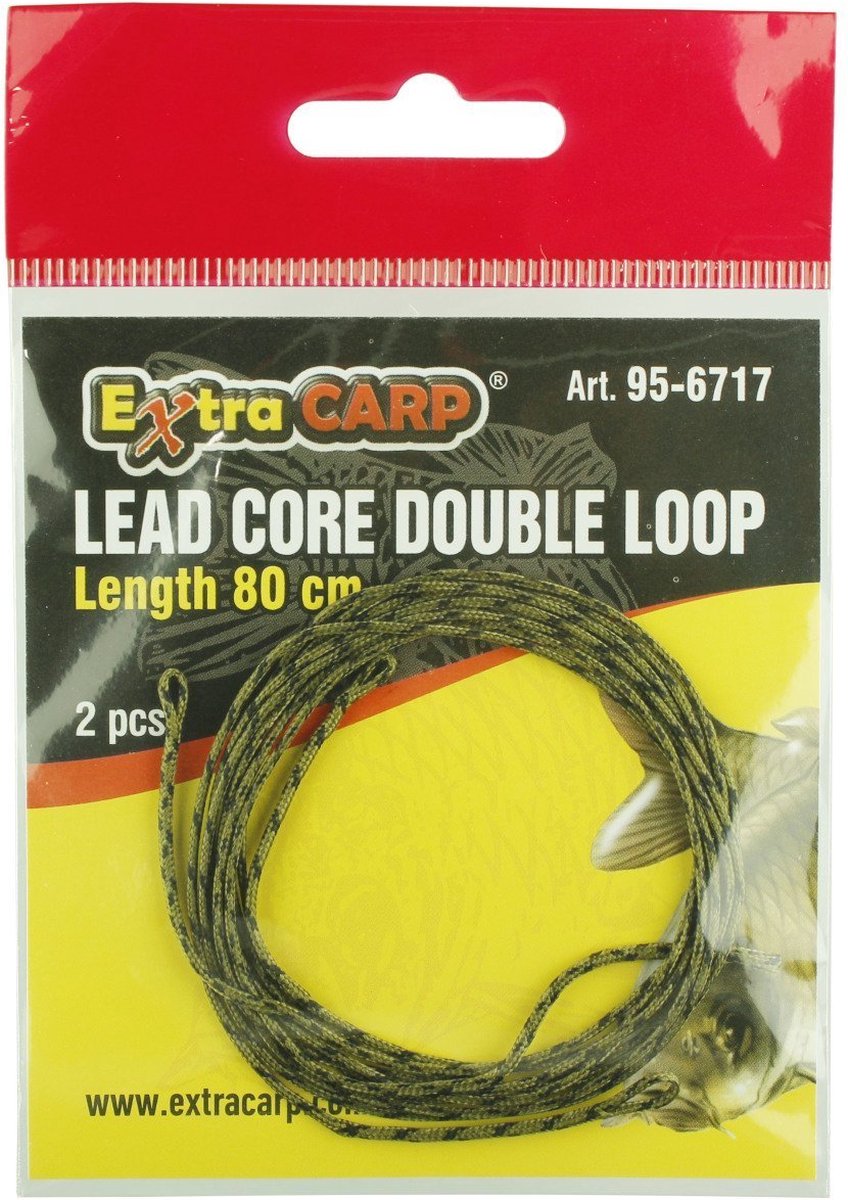 Leadcore Leader Double Loop - 2 stuks - Karpervissen Leader - Karper onderlijn - Karper Leader - Vissen - extracarp
