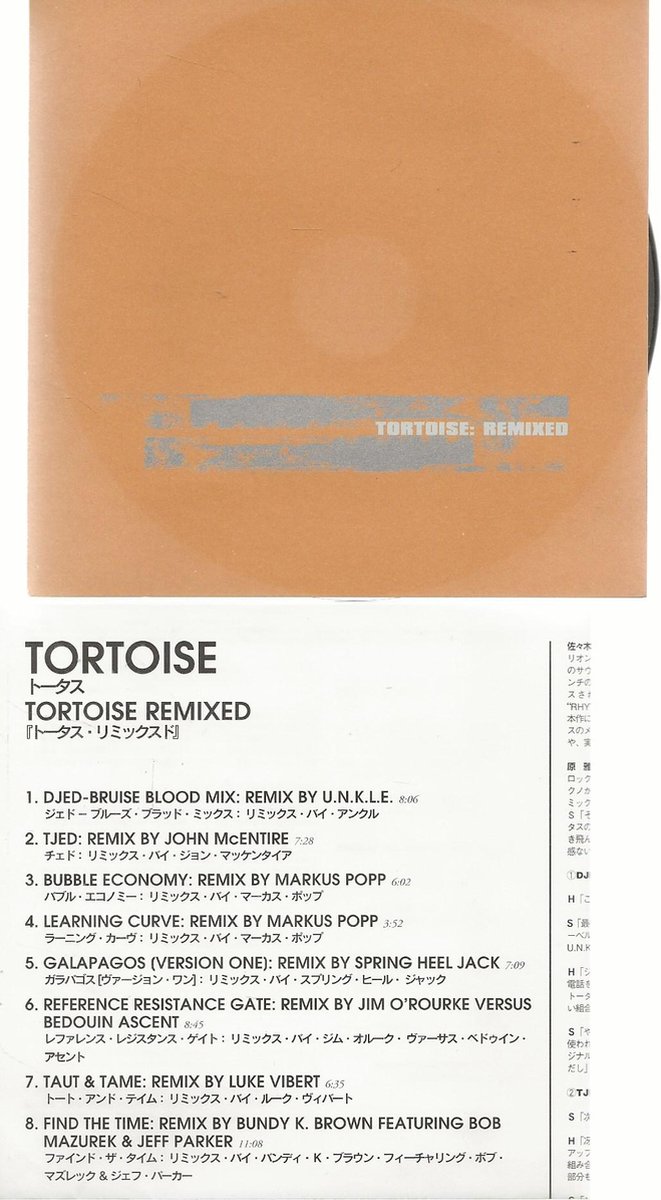 TORTOISE REMIXED ( import)