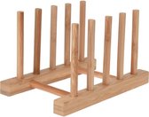 Afwasrek - Bordenrek - Bordenhouder bamboe - Afdruiprek - Keuken Opbergkast - Serviesrek - 20x12,5cm - 1 Stuks