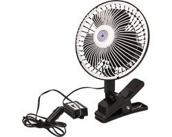 All Ride Ventilator met klem - 2x - voor auto - camper - boot - 12V - 18 cm