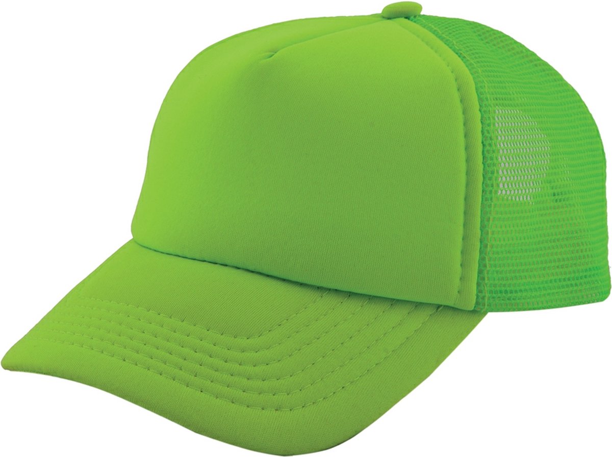Trucker Cap Volwassenen - 5 Panel - Lichtgroen