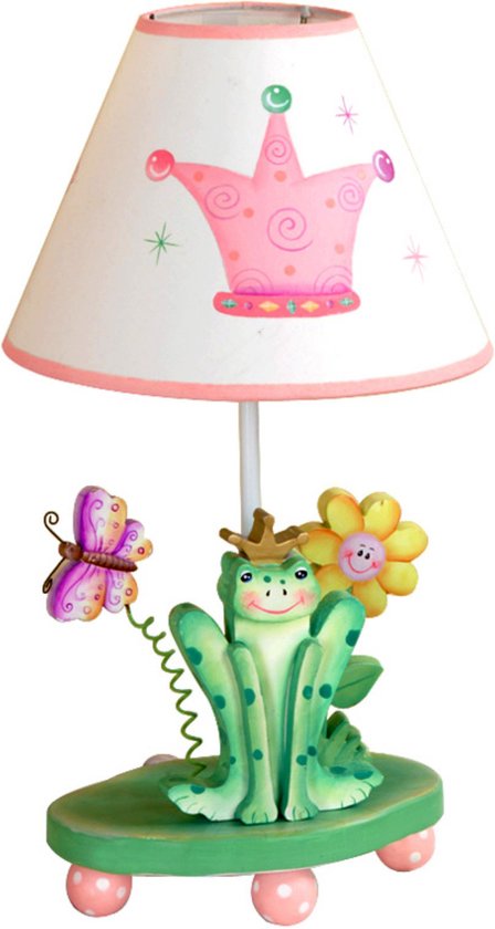 Teamson Kids Tafellamp Voor Kinder - Kinderslaapkamer Accessoires - Prinses en Kikker Ontwerp