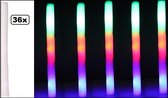 36x bâton de mousse lumière LED multicolore - fête à thème festival party disco led éclairage amusant