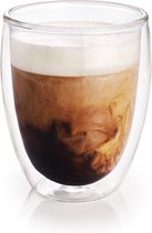 Dubbelwandige koffiekopje/theeglas 300 ml - Koken en tafelen - Barista - Koffiekoppen/koffiemokken - Dubbelwandige glazen