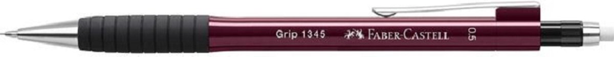 Faber-Castell vulpotlood - GRIP 1345 - lijnbreedte 0,5mm - rood metallic - FC-134521 — cadeau in Hobby - foto 2