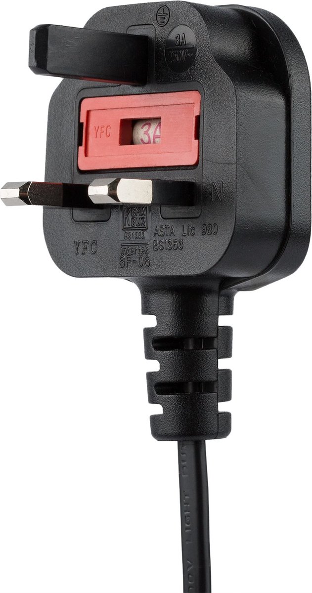 StarTech 2 meter UK Laptop Stroomkabel - BS 1363 naar C7 - 18AWG