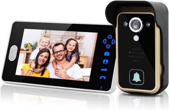 Video Deurbel, Draadloze Video Deurbel Camera - Bewegingsdetectie