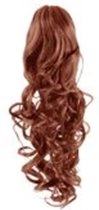 Paardenstaart Fiber extensions Curly - Donkerrood #33