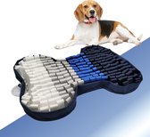 VEDIC® - Hondenbot Snuffelmat Blauw - Hondenspeelgoed- Antischrok - Nylon - Hondenspeelgoed - Honden en Katten - Intelligentie - Slow feeder - Voerbak