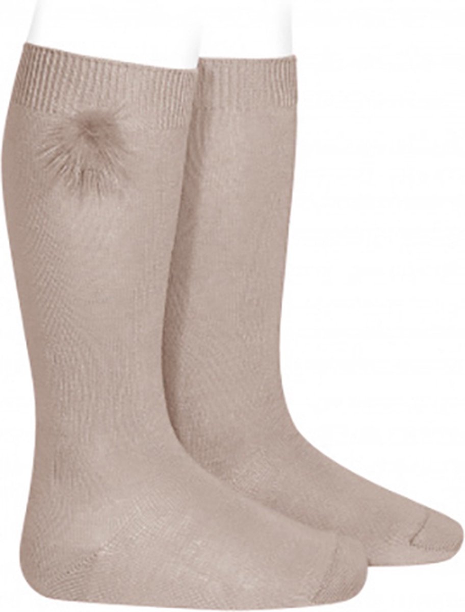 Cóndor Kniekous met Pompom | 2483/2 | Piedra/Zandkleur | 35-38 | maat 10