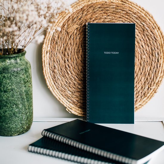 To do lijst notitieboek - To do planner - minimalistisch - 160 blz - smal  A4 | bol.com