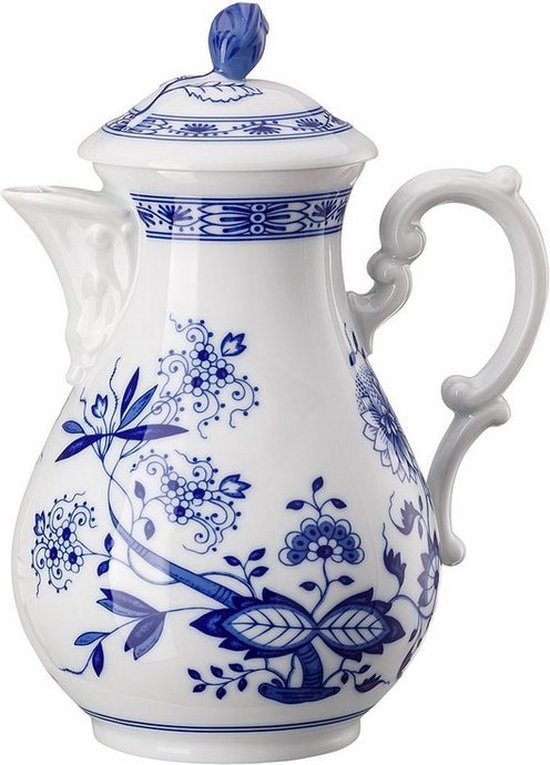 Hutschenreuther Teiera Blu Cipolla 1 Litro - Porcellana Classica, Lavastoviglie E Microonde