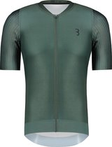 BBB Cycling AeroTech Fietsshirt Heren - Korte Mouwen - Aerodynamisch Wielrenshirt - Olijf Groen - Maat L - BBW-406