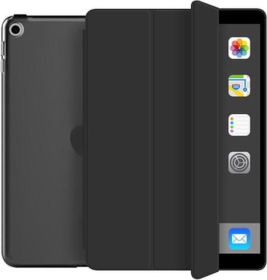 Ipad 7/8/9 hardcover (2019/2020/2021)— 10.2 inch – Ipad hoes – hard cover – Hoes voor iPad – Tablet beschermer - zwart