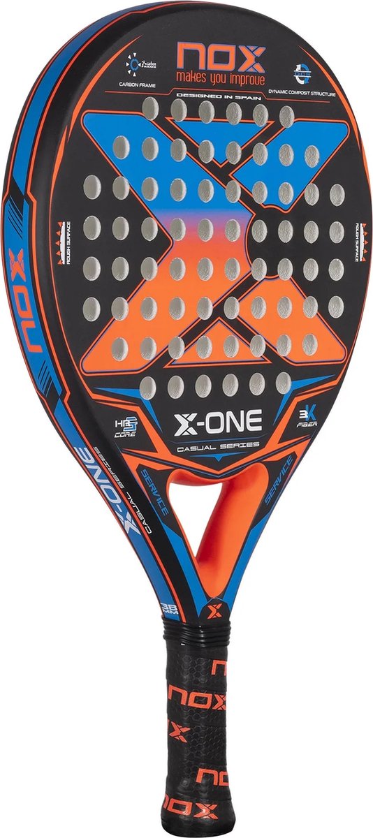  Nox Padel Racket X-One Blue 23, Unisex, Adult, Blue, Paddle  Tennis Racquet, Pala Padel : Sports & Outdoors
