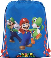 Super Mario Gymbag, Mushroom Kingdom - Zwemtas - 42 x 34 cm - Polyester