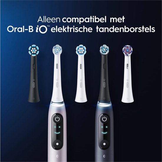 Oral-B IO Ultimate Clean Black - Opzetborstels Voor Tandenborstel - Verpakking Van 8 - Oral B