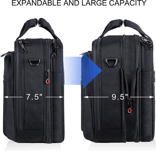 Mobigear Sand - Laptop Aktetas 13 - 14 inch Laptoptas Handvat - Grijs