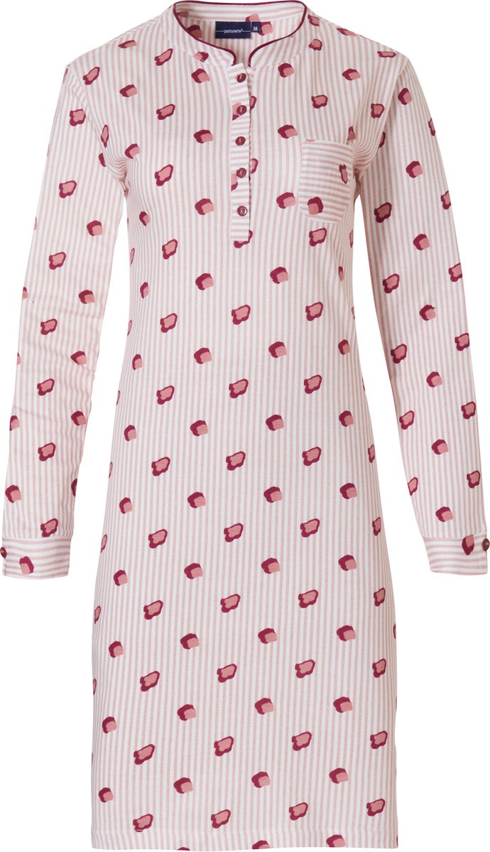 Pastunette - Animal - Nachthemd - Roze/Wit - Maat 40