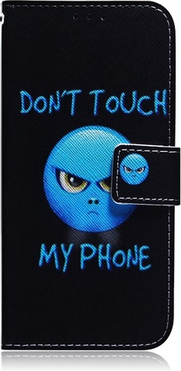 Don't touch book case hoesje Motorola Moto G22 / E32 / E32s