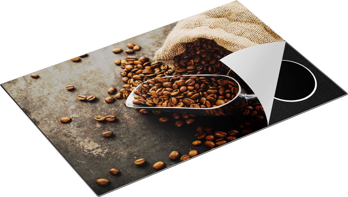 Chefcare Inductie Beschermer Zak Koffiebonen - 81,2x52 cm - Afdekplaat Inductie - Kookplaat Beschermer - Inductie Mat