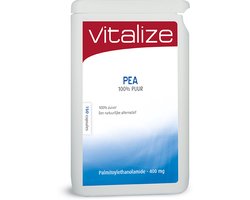 Vitalize PEA 100% Puur 150 capsules | Lichaamseigen stof, effectief en veilig - 400 mg Pure PEA () zonder toevoegingen