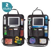 ForDig Universele (2 stuks) Auto Organizer met Tablet Houder - Zwart