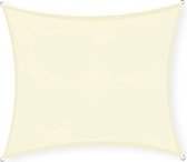 Goliving Schaduwdoek - Vierkant zonnezeil - Zonnedoek - Blokkeert UV-straling - 3.6 x 3.6 meter - Creme wit