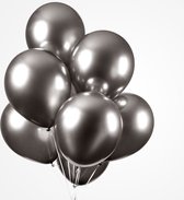 Ballonnen Space Grey 30cm | 100 stuks