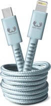 Fresh 'n Rebel - Usb c naar Apple Lightning kabel - 2 meter hoge kwaliteit kabel - Dusky Blue