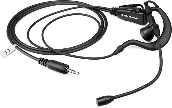 DerComms® Boommicrofoon voor Kenwood portofoon PKT23