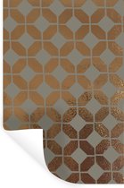 Stickers muraux - Sticker Feuille - Motifs - Or - Luxe - Figure - 80x120 cm - Feuille Adhésive - Stickers muraux Chambre d'Enfant - Papier Peint Auto-Adhésif