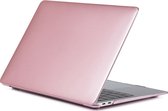 Mobigear Laptophoes geschikt voor Apple MacBook Air 13 Inch (2018-2020) Hoes Hardshell Laptopcover MacBook Case | Mobigear Metallic - Roségoud - Model A1932 / A2179 / A2337