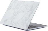 Mobigear Laptophoes geschikt voor Apple MacBook Air 13 Inch (2018-2020) Hoes Hardshell Laptopcover MacBook Case | Mobigear Marble - Grijs - Model A1932 / A2179 / A2337