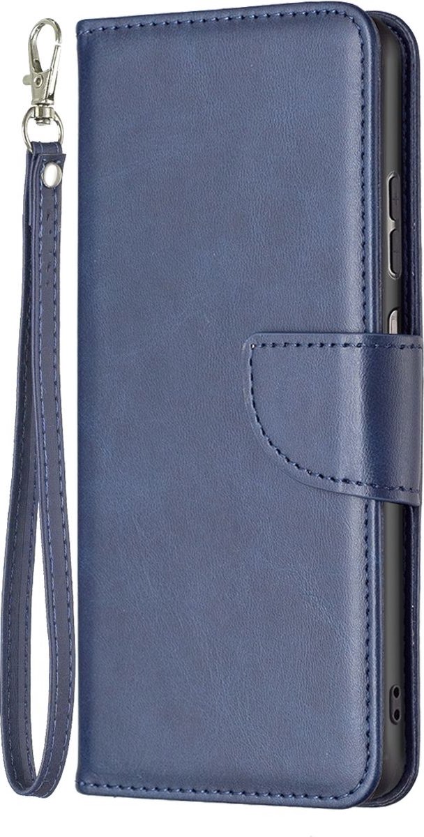 Mobigear Telefoonhoesje geschikt voor Samsung Galaxy A23 Hoesje | Mobigear Excellent Bookcase Portemonnee | Pasjeshouder voor 3 Pasjes | Telefoonhoesje voor Pinpas / OV Kaart / Rijbewijs - Blauw