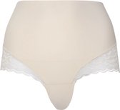 MAGIC Bodyfashion Tummy Shaper Lace Dames Corrigerend ondergoed - Latte - Maat XXL
