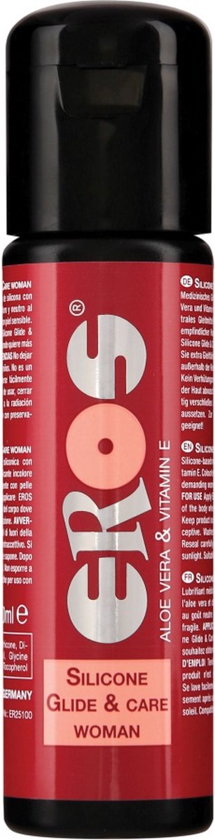 Eros Glide and Care Woman Silicone - 100 ml - Glijmiddel